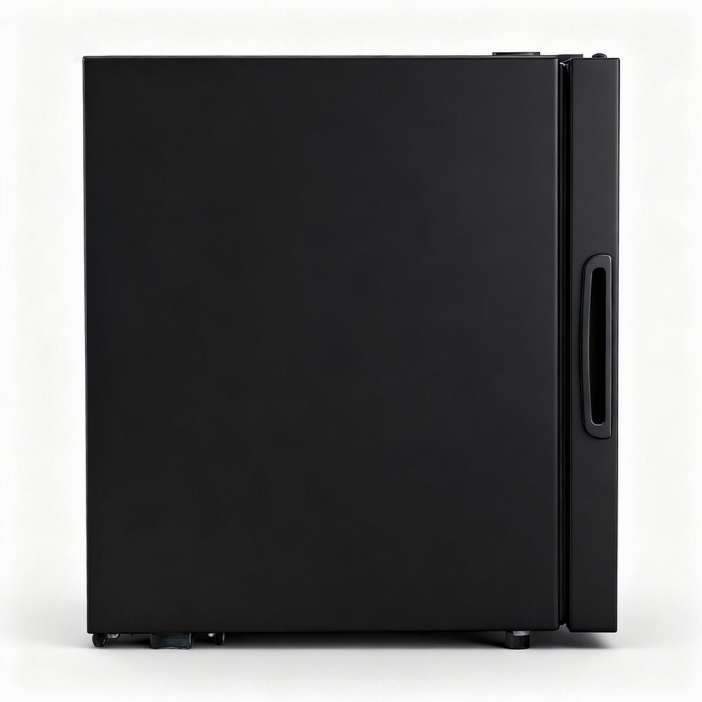 Devanti 40L Bar Fridge Glass Door Mini Fridge Countertop Cooler Black | Appliances > Fridges