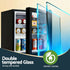 Devanti 40L Bar Fridge Glass Door Mini Fridge Countertop Cooler Black | Appliances > Fridges