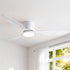 Devanti 52'' Ceiling Fan 3 Blades DC Motor w/Light w/Remote White | Appliances > Fans > Ceiling Fans
