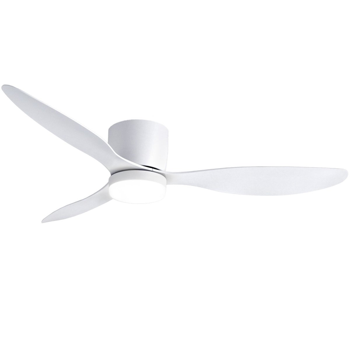 Devanti 52'' Ceiling Fan 3 Blades DC Motor w/Light w/Remote White | Appliances > Fans > Ceiling Fans