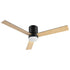 Devanti 52'' Ceiling Fan 3 Blades Double - sided DC Motor w/Light w/Remote Light Wood and bLack | Appliances > Fans > Ceiling Fans