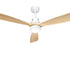 Devanti 52'' Ceiling Fan DC Motor LED Light Remote - Light Wood | Appliances > Fans