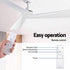 Devanti 52-Inch 3-Blade DC Ceiling Fan with Remote - White