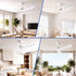 Devanti 52-Inch 3-Blade DC Ceiling Fan with Remote - White