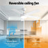 Devanti 52-Inch 5-Blade DC Ceiling Fan with Light & Remote - White