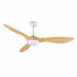 Devanti 52-Inch DC Ceiling Fan with Light & Remote - Wood