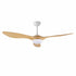 Devanti 52-Inch DC Ceiling Fan with Light & Remote - Wood