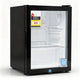Devanti 56L Bar Fridge Glass Door Mini Fridge Countertop Cooler Black | Outdoorium