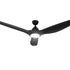 Devanti 64 Inch Ceiling Fan DC Motor w/Light w/Remote - Black - Outdoorium