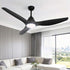 Devanti 64 Inch Ceiling Fan DC Motor w/Light w/Remote - Black | Appliances > Fans > Ceiling Fans