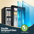 Devanti 78L Bar Fridge Glass Door Mini Fridge Countertop Cooler Black | Appliances > Fridges