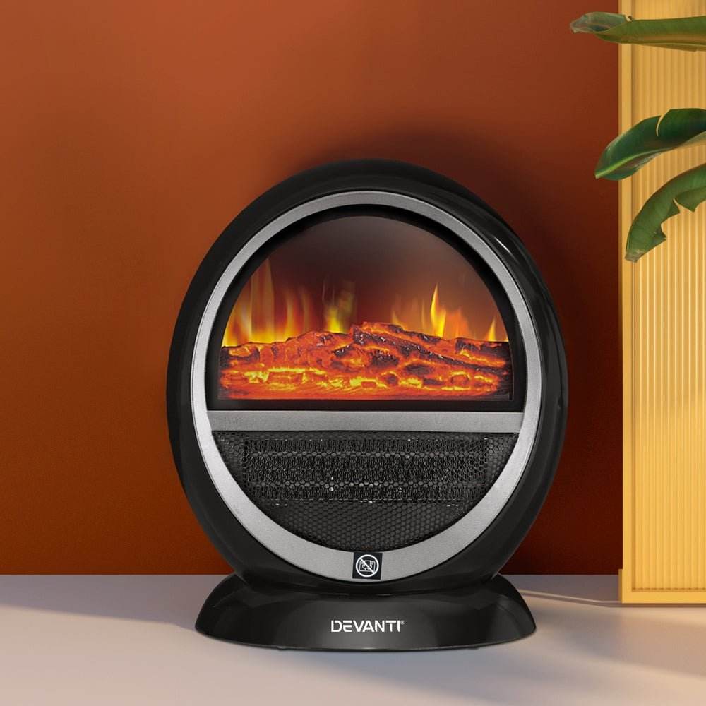 Devanti Electric Fireplace Fire Heaters 1500W Outdoorium
