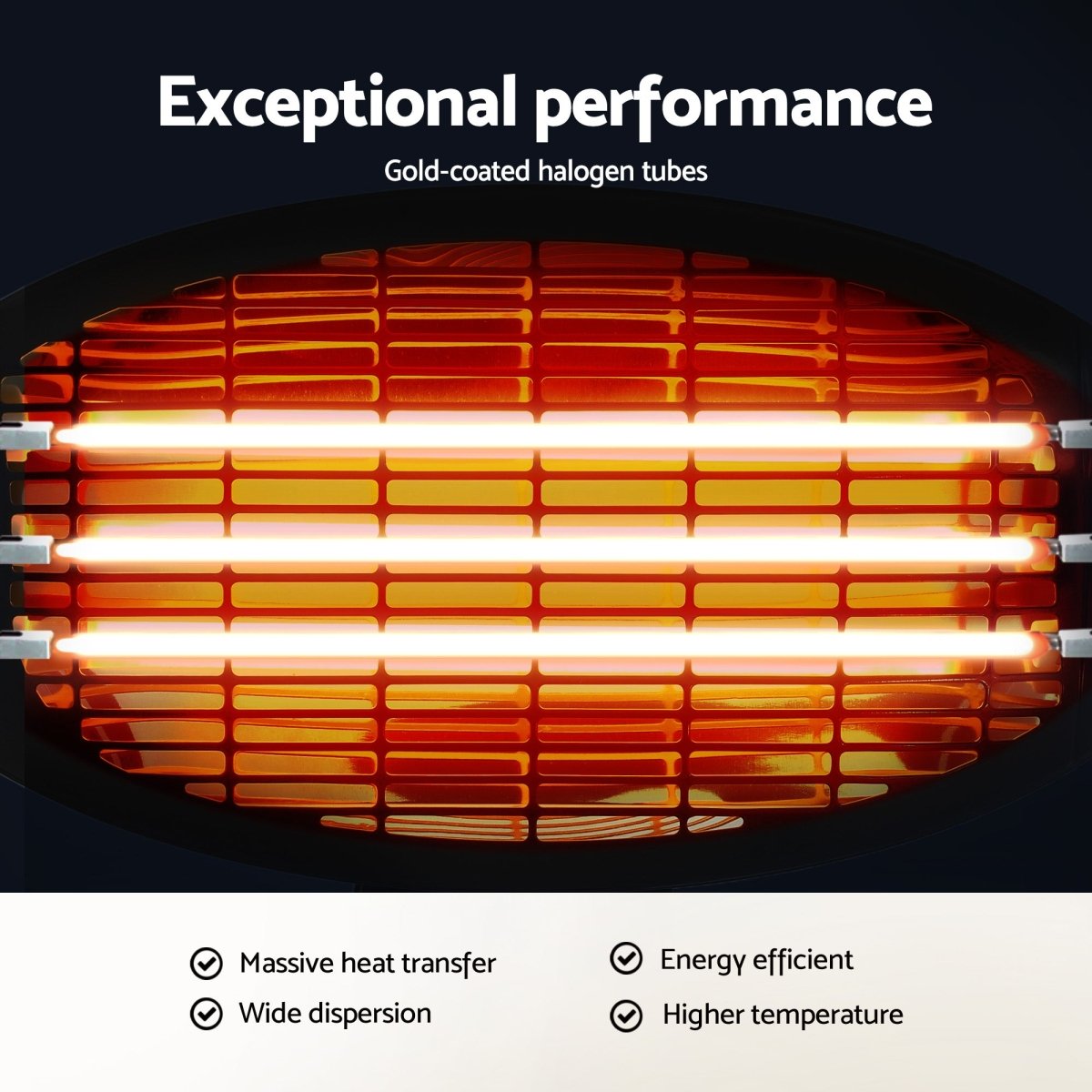 Devanti Electric Patio Heater 2000W | Appliances > Heaters