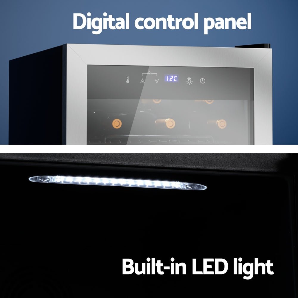 Devanti Wine Fridge Cooler 42 Bottles | Outdoorium