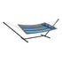 Double Quilted Fabric Hammock Two Person Hammock with Stand 480lb Capacity | Outdoorium