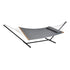 Double Quilted Fabric Hammock Two Person Hammock with Stand 480lb Capacity | Outdoorium