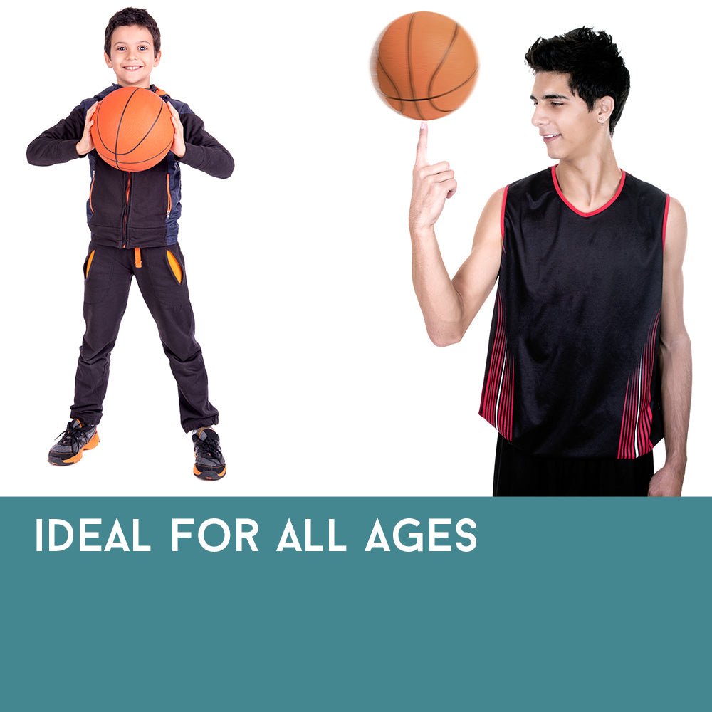 Dr.Dunk Portable Basketball Hoop Stand System Height Adjustable Net Ring Kids - Outdoorium