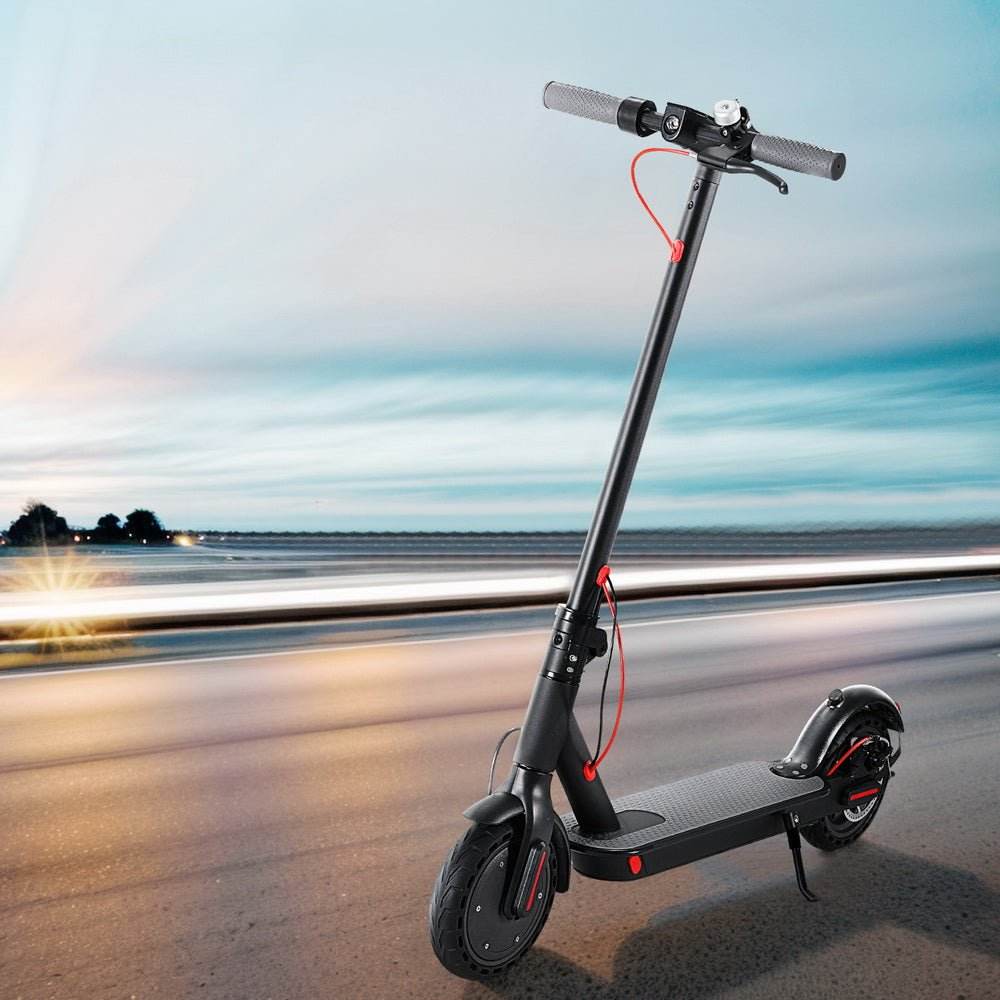 Electric Scooter 500W 25KM/H Folding Portable Riding For Adults Commuter Black - Outdoorium