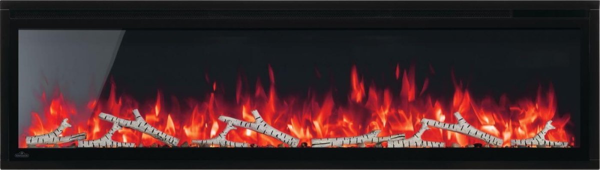 Entice Series Wall - Hanging Electric Fireplace | Outdoorium