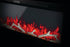 Entice Series Wall - Hanging Electric Fireplace | Outdoorium
