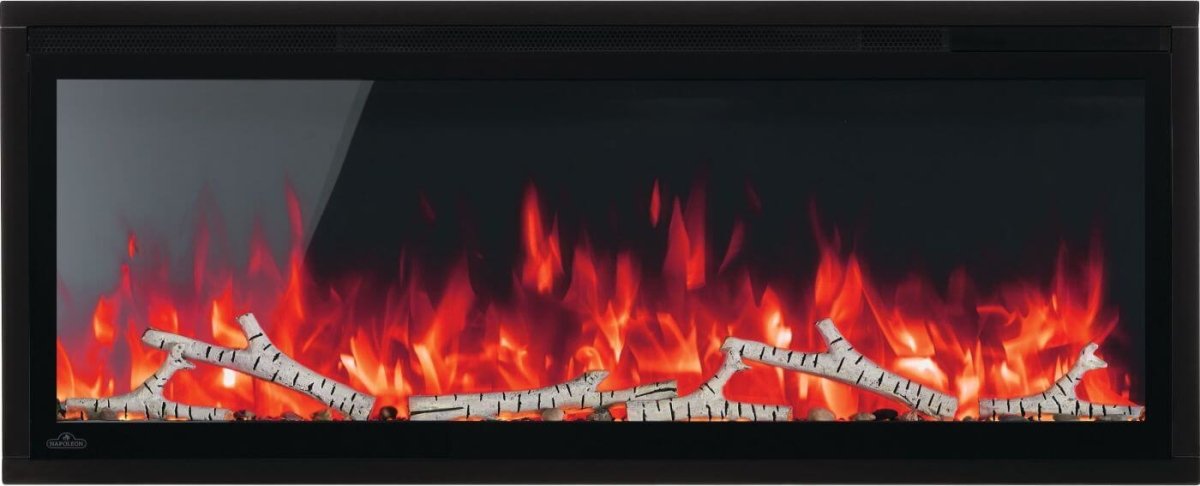Entice Series Wall - Hanging Electric Fireplace | Outdoorium