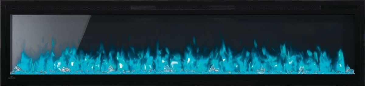 Entice Series Wall - Hanging Electric Fireplace | Outdoorium