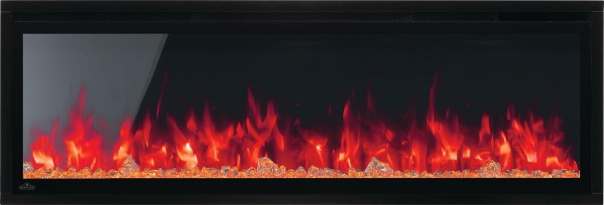 Entice Series Wall - Hanging Electric Fireplace | Outdoorium