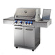 EuroGrille 5 Burner Outdoor BBQ Grill Barbeque Gas Stainless Steel Kitchen Commercial | Outdoorium