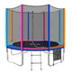 Everfit 10FT Trampoline for Kids w/ Ladder Enclosure Safety Net Pad Gift Round | Outdoorium