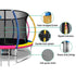 Everfit 12FT Trampoline for Kids w/ Ladder Enclosure Safety Net Rebounder - Outdoorium