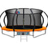 Everfit 14FT Trampoline for Kids w/ Ladder Enclosure Safety Net Rebounder Orange | Outdoorium