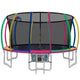 Everfit 16FT Trampoline for Kids w/ Ladder Enclosure Safety Net Rebounder Colors | Outdoorium