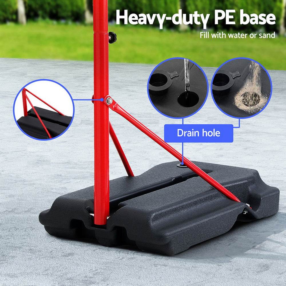 Everfit 1.6M Kids Basketball Hoop Stand System Portable | Outdoorium