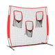 Everfit 1.8m Football Soccer Net Portable Goal Net Training 3 Target Zone | Outdoorium