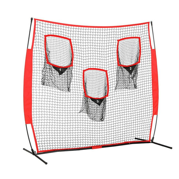 Everfit 1.8m Football Soccer Net Portable Goal Net Training 3 Target