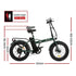 Everfit 20 Inch Folding Electric Bike Urban City Bicycle eBike Rechargeable | Outdoorium