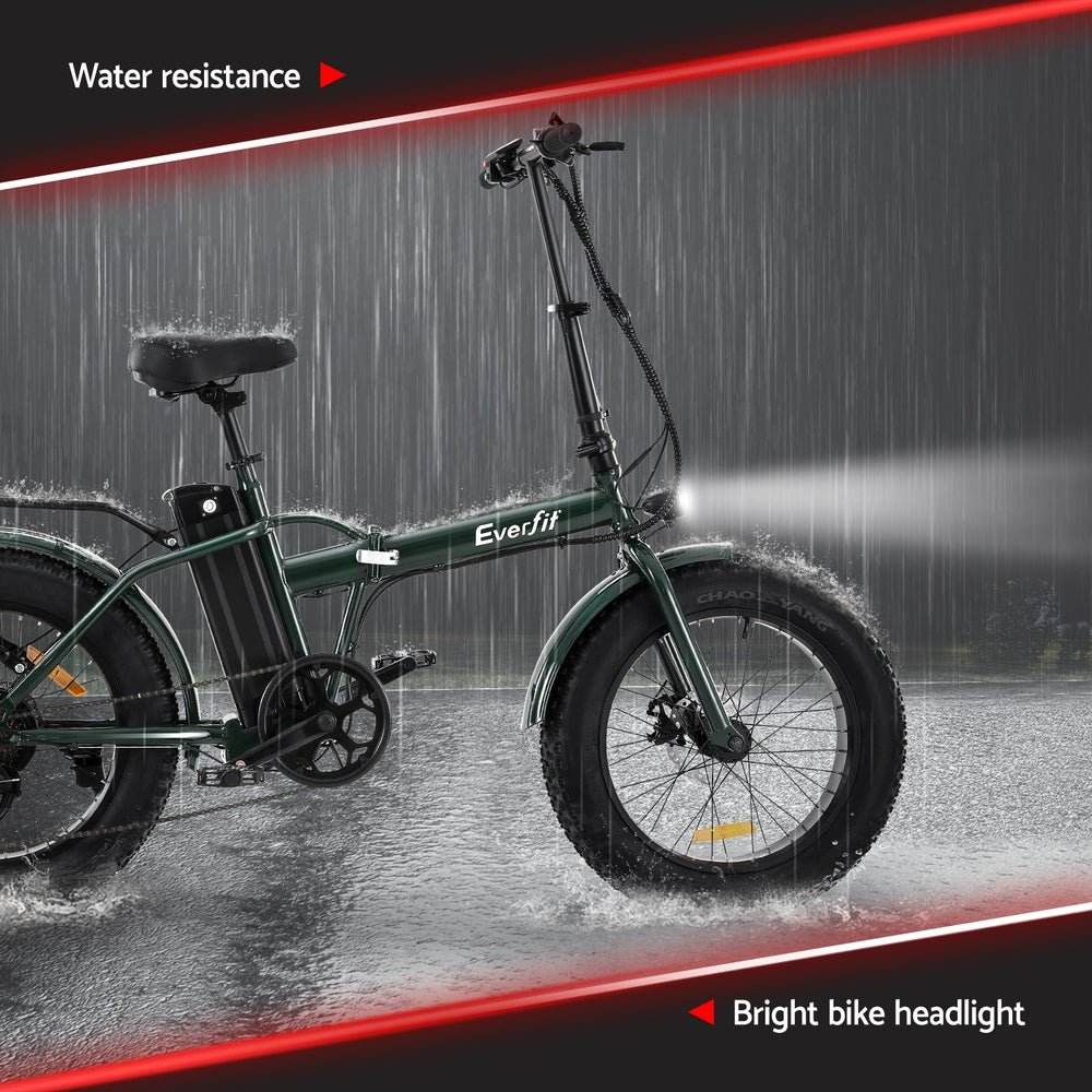 Everfit 20 Inch Folding Electric Bike Urban City Bicycle eBike Rechargeable | Outdoorium