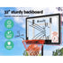 Everfit 2.1M Basketball Hoop Stand System Adjustable Portable Pro Kids Clear - Outdoorium