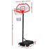 Everfit 2.1M Basketball Hoop Stand System Adjustable Portable Pro Kids White - Outdoorium