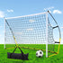 Everfit 2.4m Football Soccer Net Portable Goal Net Rebounder Sports Training - Outdoorium