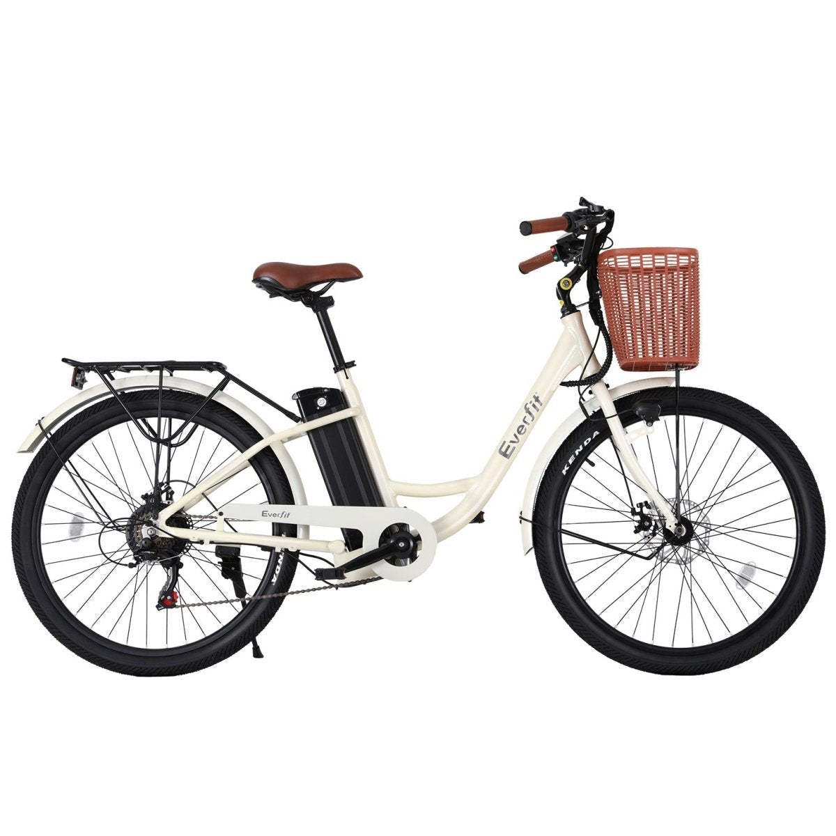 Everfit 26" Electric Bike City Bicycle eBike e - Bike Commuter w/ Battery WH | Outdoorium
