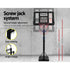 Everfit 3.05M Basketball Hoop Stand System Adjustable Height Portable Pro Black - Outdoorium