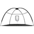 Everfit 3.5m Golf Practice Net Portable Training Aid Driving Target Tent Black - Outdoorium