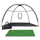 Everfit 3.5m Golf Practice Net with Driving Mat Training Aid Target Hitting | Outdoorium