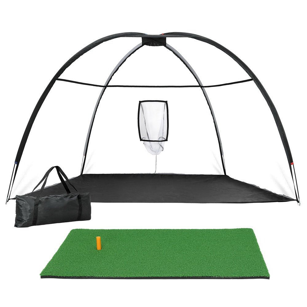 Everfit 3.5m Golf Practice Net with Driving Mat Training Aid Target Hitting - Outdoorium