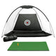 Everfit 3M Golf Practice Net And Training Mat Set Driving Target Black | Outdoorium