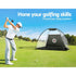 Everfit 3M Golf Practice Net And Training Mat Set Driving Target Black - Outdoorium