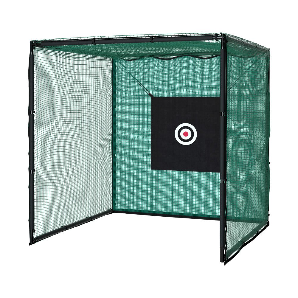 Everfit 3m Golf Practice Net Hitting Cage with Steel Frame Baseball Training - Outdoorium