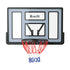 Everfit 45" Basketball Hoop Backboard Wall Mounted Ring Net Sports Pro System - Outdoorium
