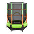 Everfit 4.5FT Trampoline for Kids w/ Enclosure Safety Net Rebounder Gift Green - Outdoorium